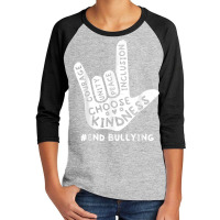 Love Sign Language Unity Day Orange Kids 2022 Anti Bullying T Shirt Youth 3/4 Sleeve | Artistshot