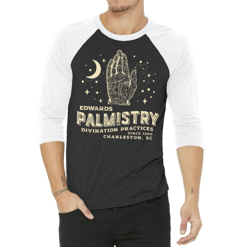 Palmistry Reader, Edwards Palmistry, Palmistry Reader Palmistry Reader 3/4 Sleeve Shirt by SHOPTERR | Artistshot