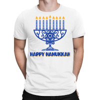 Menorah Happy Hanukkah Chanukah Jewish Holiday Menorah T Shirt T-shirt | Artistshot