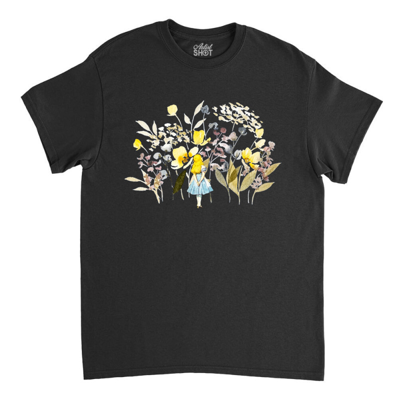 Alice In Wonderland, Alice In Wonderland Art, Alice In Wonderland Vint Classic T-shirt | Artistshot