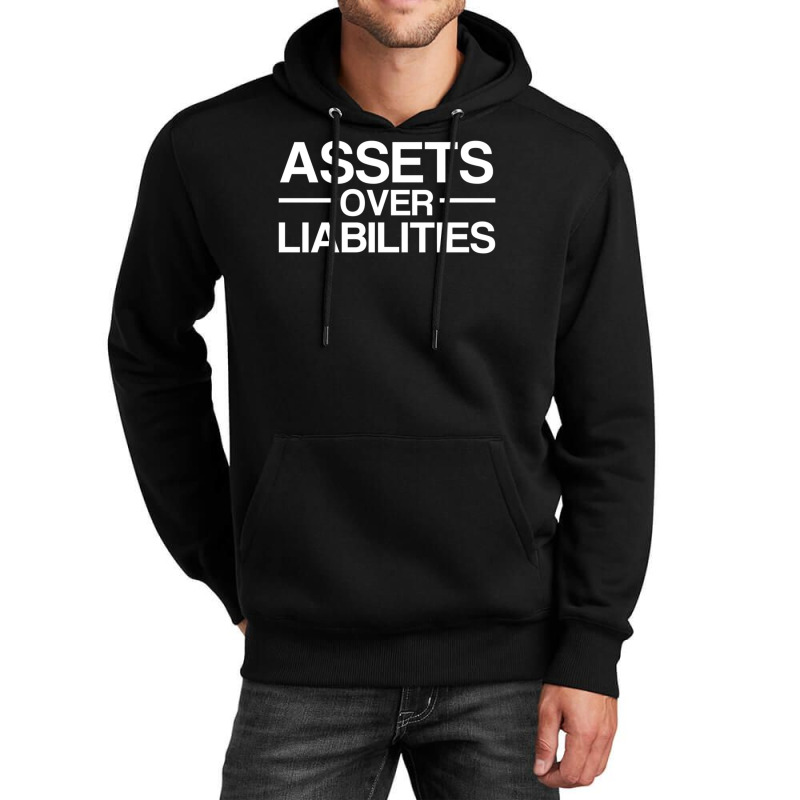 Assets Over Liabilities Accountant Unisex Hoodie by Min01 | Artistshot