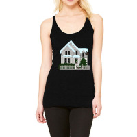 Murder House In Winter Racerback Tank | Artistshot