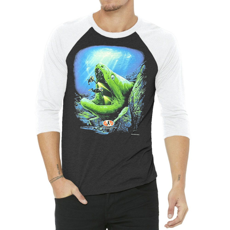 Amphibious Outfitters Frog, Amphibious Outfitters, Frog, Scuba Diving, 3/4 Sleeve Shirt | Artistshot