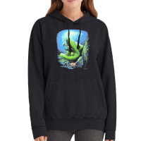 Amphibious Outfitters Frog, Amphibious Outfitters, Frog, Scuba Diving, Vintage Hoodie | Artistshot