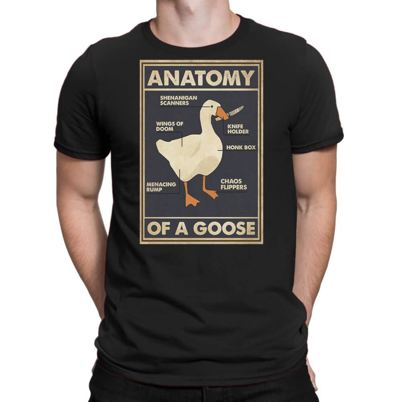 Anatomy Of A Goose, Anatomy, A Goose, Anatomy Of A Goose Vintage, Anat T-shirt | Artistshot