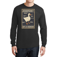 Anatomy Of A Goose, Anatomy, A Goose, Anatomy Of A Goose Vintage, Anat Long Sleeve Shirts | Artistshot