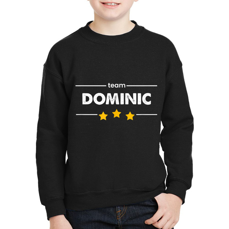 Family Name Surname Or First Name  Team Dominic T Shirt Youth Sweatshirt by cm-arts | Artistshot