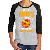 Mars Red Planet Ring Solar System Atmosphere Space T Shirt Youth 3/4 Sleeve | Artistshot