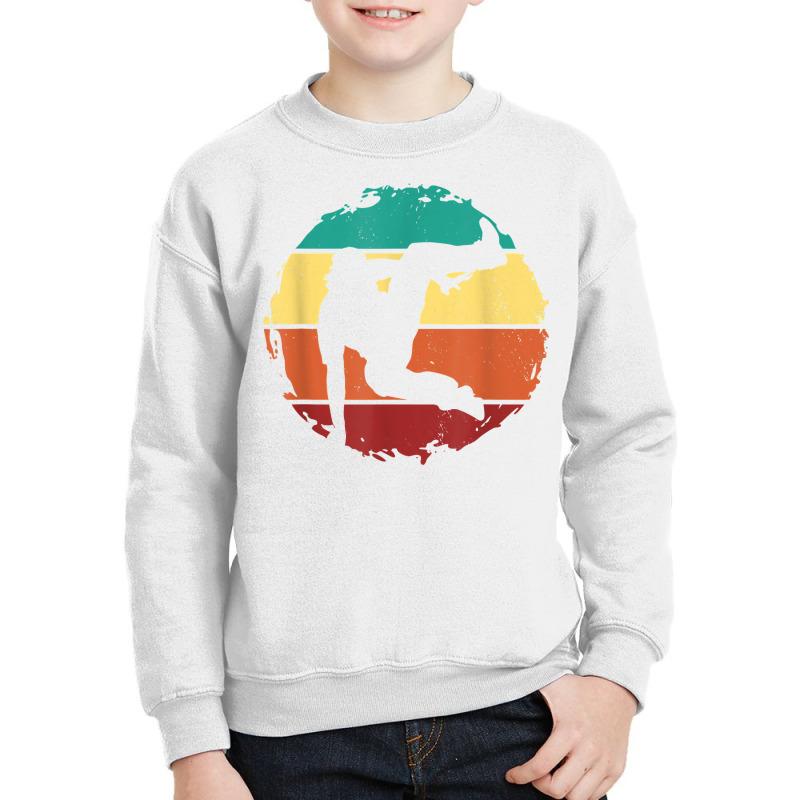 Retro Parkour Free Running Training Traceur Freerunner T Shirt Youth Sweatshirt by cm-arts | Artistshot