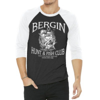 Bergin Hunt And Fish Club, Distressed, Bergin Hunt, Fish Club, Childis 3/4 Sleeve Shirt | Artistshot