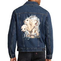 Ceberus Junior Dog, Ceberus Junior Dog Art, Ceberus Junior Dog Vintage Men Denim Jacket | Artistshot