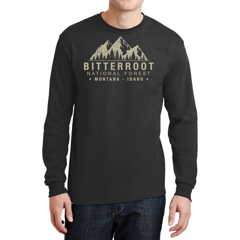 Bitterroot National Forest Montana Idaho Pullover Long Sleeve Shirts by badieu97 | Artistshot