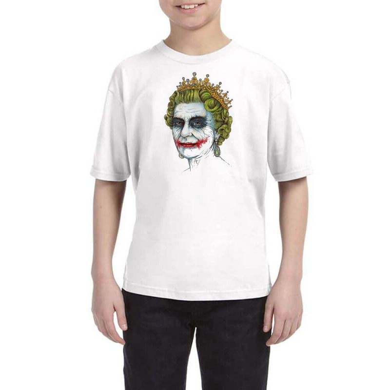 Funny Queen Joker Youth Tee by Disgus_Thing | Artistshot