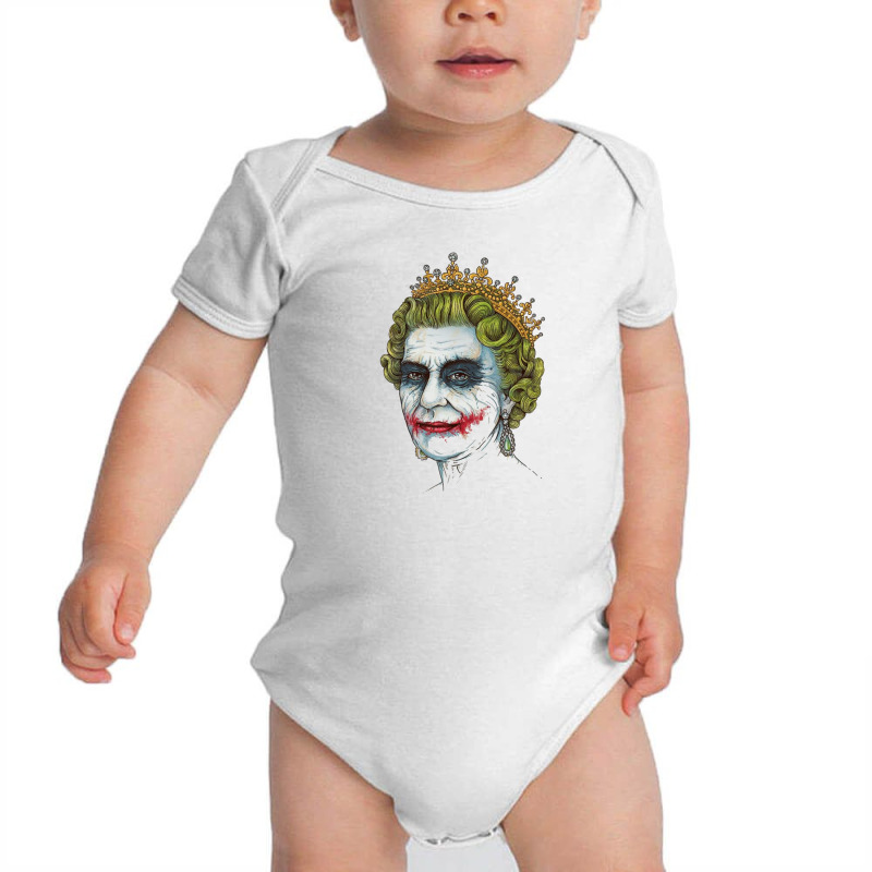 Funny Queen Joker Baby Bodysuit by Disgus_Thing | Artistshot