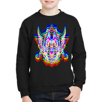 Samurai Mask Anime Demon Bushido Warrior Aesthetic Japanese T Shirt Youth Sweatshirt | Artistshot