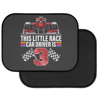 Kids 3 Year Old Race Car Birthday Formula 3rd Racing Party Gift Rear Car Mat | Artistshot