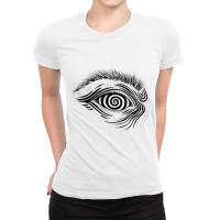 Hypnotic Eye Ladies Fitted T-shirt | Artistshot