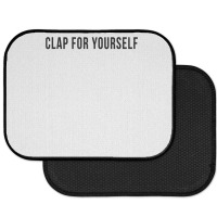 Single Empowered Fitness Love Clap Feminist Sorority Cute T Shirt Rear Car Mat | Artistshot