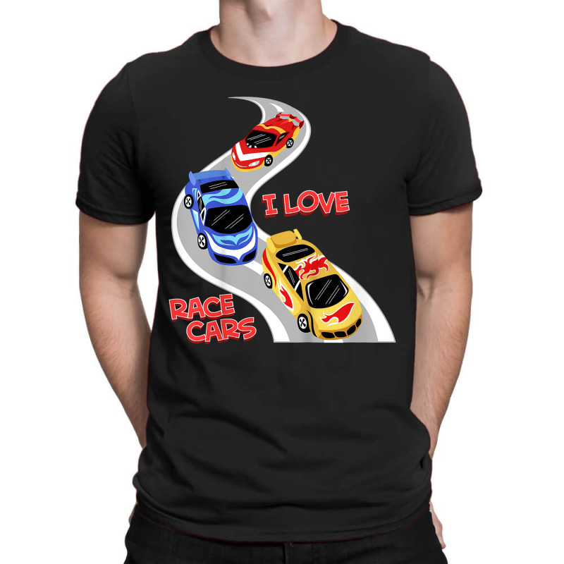 Kids I Love Race Cars Boy, Youth, Apparel Racing Driver T-shirt | Artistshot