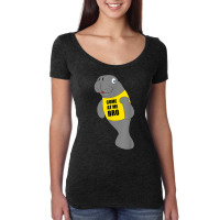 Manatee Novelty Come At Me Bro Colors Women's Triblend Scoop T-shirt | Artistshot