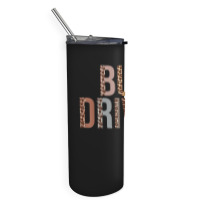 Leopard Bus Driver Supplies Funny Back To School Skinny Tumbler | Artistshot