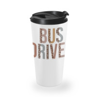 Leopard Bus Driver Supplies Funny Back To School Travel Mug | Artistshot