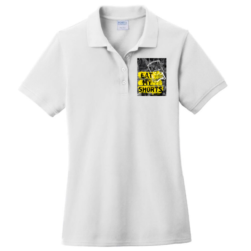 The Simpsons Bart Simpson Eat My Shorts Graffiti T Shirt Ladies Polo Shirt by cm-arts | Artistshot