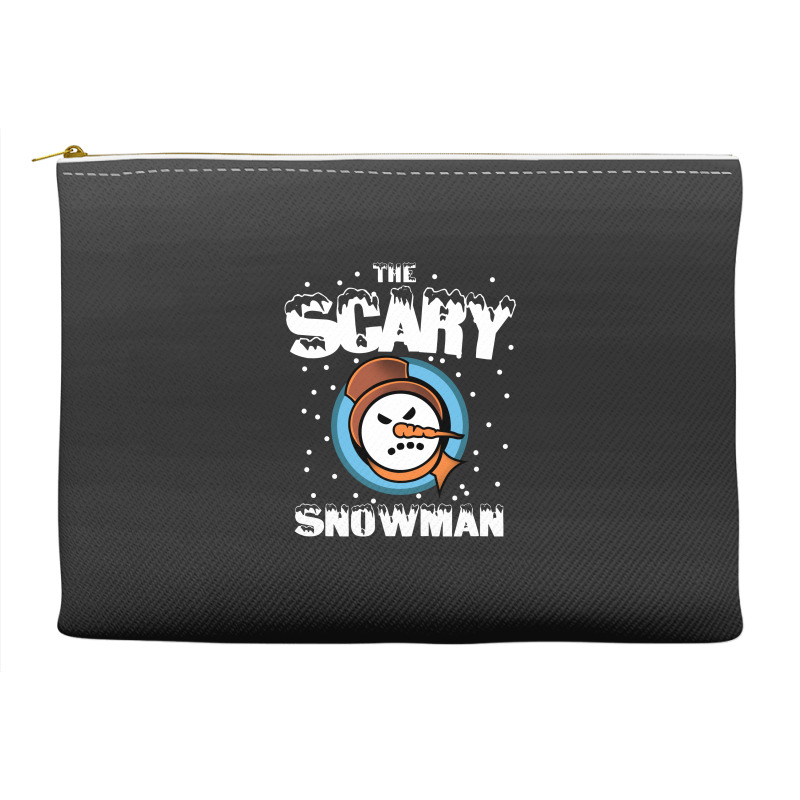 The Scary Snowman Accessory Pouches by leodrolic | Artistshot