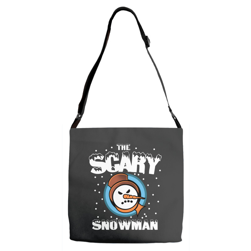 The Scary Snowman Adjustable Strap Totes by leodrolic | Artistshot