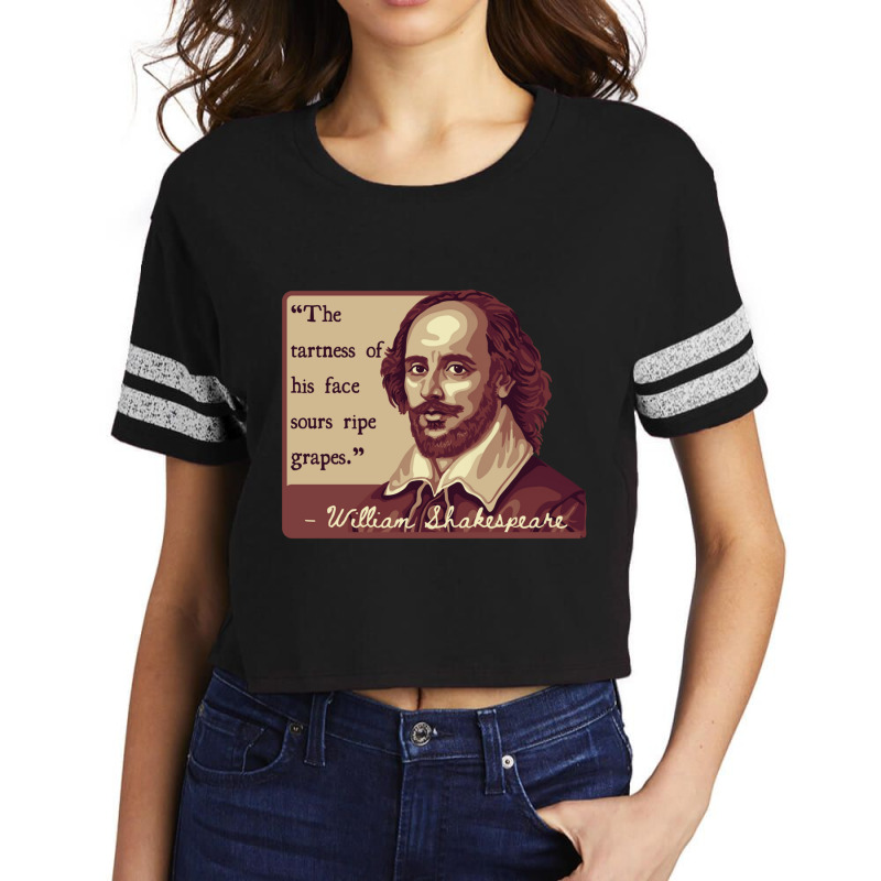 Shakespeare Insult Scorecard Crop Tee by cm-arts | Artistshot