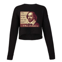 Shakespeare Insult Cropped Sweater | Artistshot