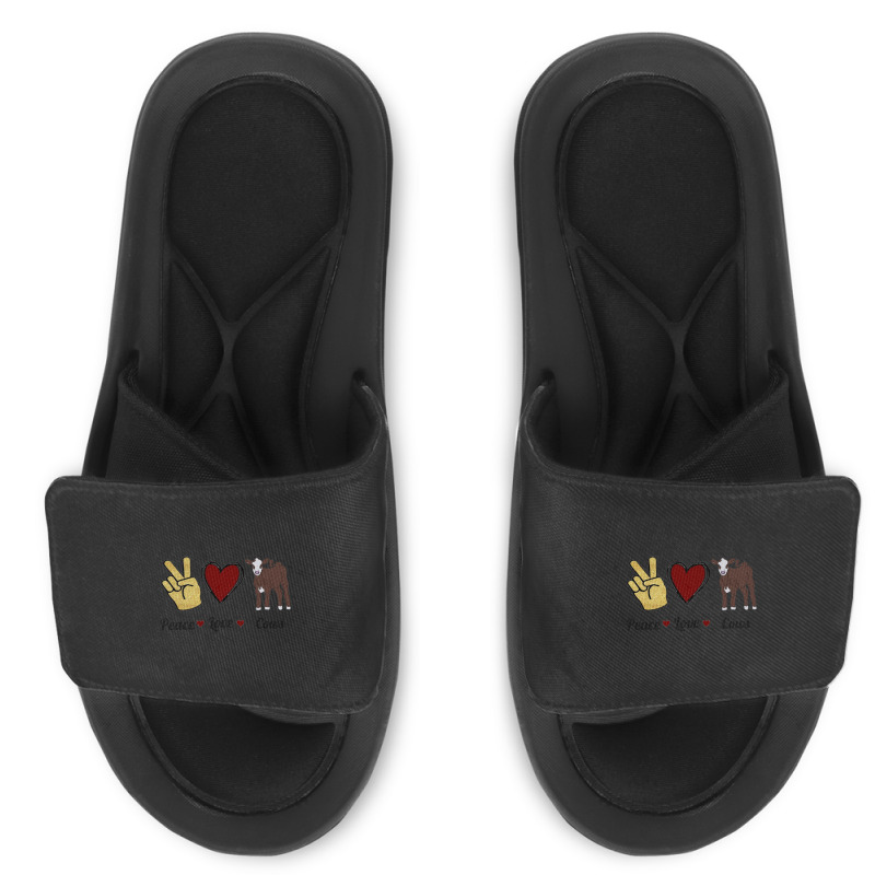 Peace Cows Slide Sandal | Artistshot