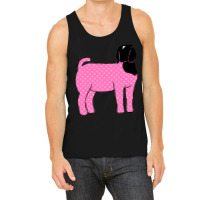 Pink Hearts Market Show Doe Silhouette - Not For Resale Without Permis Tank Top | Artistshot