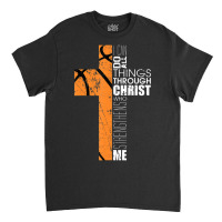 Christian Basketball Teen Boys Men Religious Verses Classic T-shirt | Artistshot