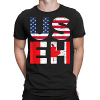 Usa Pride Us Flag Day Useh Canadian Canada T-shirt | Artistshot