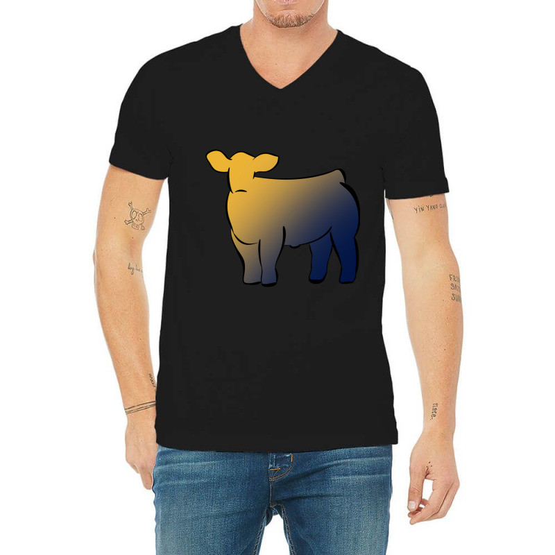 Show Cattle V-neck Tee | Artistshot