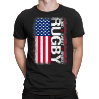 Usa Rugby American Flag Distressed Rugby 4th Of July Gift T-shirt | Artistshot