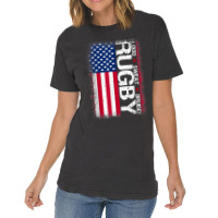 Usa Rugby American Flag Distressed Rugby 4th Of July Gift Vintage T-shirt | Artistshot