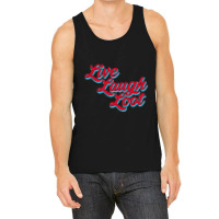 Live Laugh Loot (worn - Red Cyan) Tank Top | Artistshot