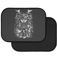 Samurai Cat Rear Car Mat | Artistshot