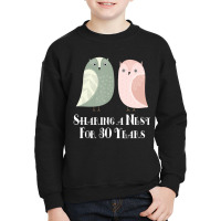 30th Anniversary His And Hers Owls Couples Youth Sweatshirt | Artistshot