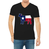 Texas Heifer V-neck Tee | Artistshot