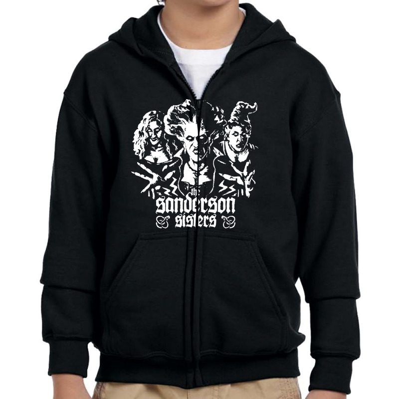 Sanderson Sisters Youth Zipper Hoodie | Artistshot