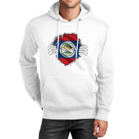 Super Belizean Heritage Proud Belize Roots Flag Pullover Hoodie Unisex Hoodie | Artistshot