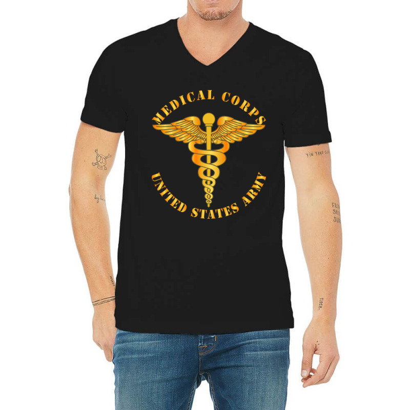 Medical Corps - Us Army V-Neck Tee by cm-arts | Artistshot