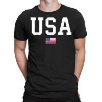 Usa Women Men Kids Patriotic American Flag July 4th Valentine Day T-shirt | Artistshot