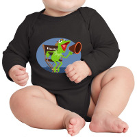 Kermit The Frog - Director Long Sleeve Baby Bodysuit | Artistshot