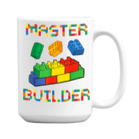 Brick Builder Blocks Building Master Builder Funny Toys Kids 15 Oz Coffee Mug | Artistshot