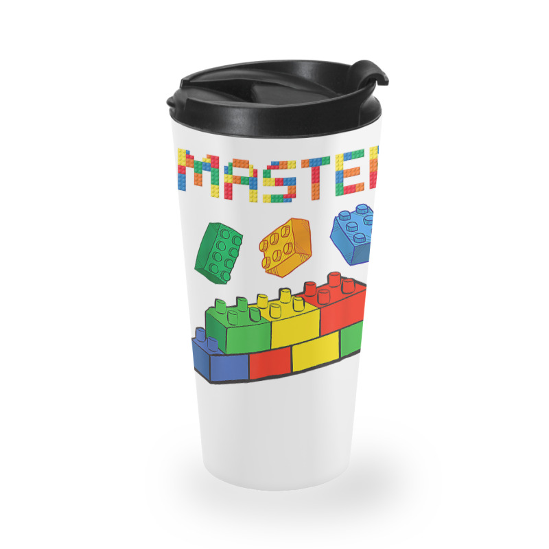 Brick Builder Blocks Building Master Builder Funny Toys Kids Travel Mug | Artistshot