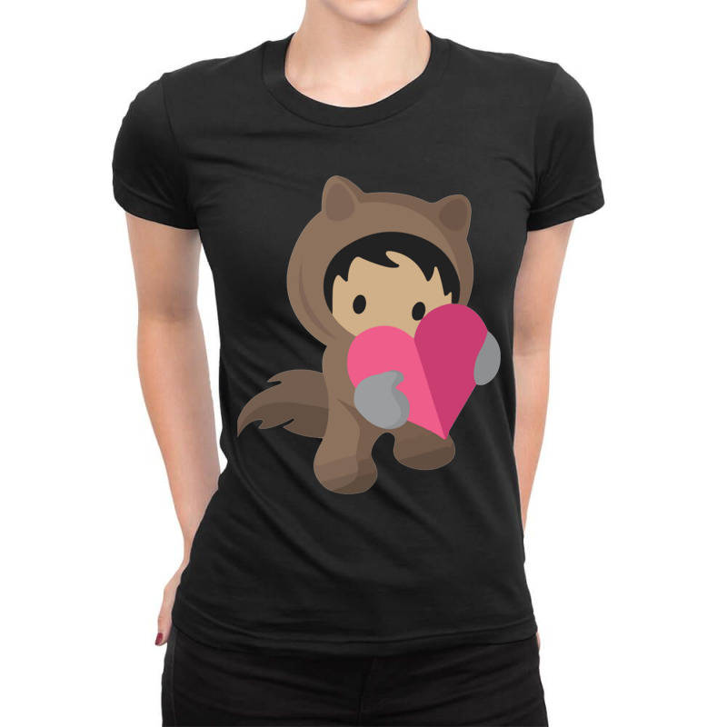 Salesforce Salesforce Salesforce (2) Ladies Fitted T-Shirt by cm-arts | Artistshot